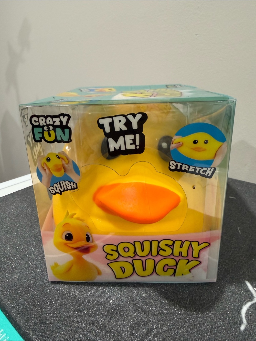Yellow Squishy Duck Toy - Stretch & Squish